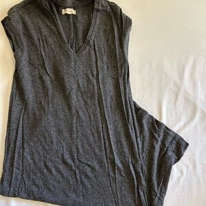 Madewell Charcoal Midi Dress